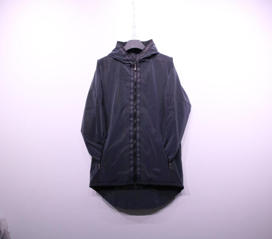 Colorful reflective hooded jacket
